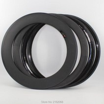 신제품 700C 38 50 60 88mm 로드 바이크 3K UD 풀 카본 파이버 자전거 휠 카본 튜블러 클린처 튜브리스 림 23 또는 25mm, 38mm gloss 3K, 관형