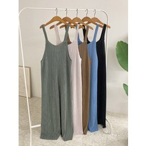 허니제이 / 프아덴 플리츠 주름 나시 점프슈트(5color)