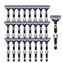 도루코 페이스4 일회용 면도기 올뉴 4중날 휴대용 (가정용), 25개, 1개입