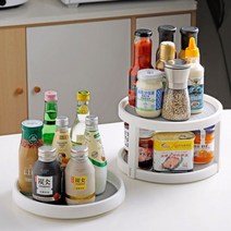 망장 양념망장 다단식선반 싱크대밑정리대 싱크대속선반, 회전쟁반(더블)