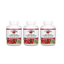 네추럴팩터스 크랜리치 슈퍼 스트랭스 크랜베리 컨센트레이트 500mg 캡슐, 180개입, 3개