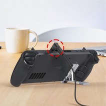 스팀덱케이스 SteamDeck Dock 2 In 1 어댑터 유형 cusb 충전 전송 데이터 2in1 스팀스 데크용 12, [01] Black