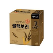 쌍계명차 김동곤명인 블랙보리차 40티백 1+1, 2세트