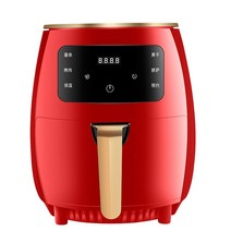 대용량 에어프라이어 에어후라이기 에어프라이 가정용 대용량 스마트 전기 에어 프라이어 다기능 오일 프, 01 빨간_02 미국