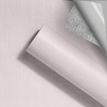 쿠셔니 벽지 줄무늬 폭 50cm 풀없이 붙이는 스티커 접착식 실크벽지 단열벽지 곰팡이방지 오염방지, 핑크(줄무늬)