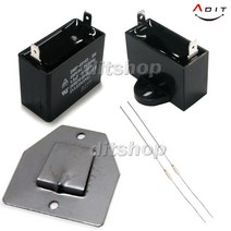 ADIT 국산부품 선풍기 모터기동콘덴서 (0.6~12) 휴즈 노브 붙임쇠 콘덴서, BK0815, 1개
