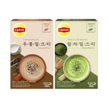 립톤 우롱 말차 밀크티 2종 19g 10스틱 택 2박스, 우롱 밀크티 19g 10개입, 우롱 밀크티 19g 10개입