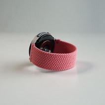 바나나랜드 갤럭시워치 5/프로/4/클래식/액티브 호환 솔로루프 밴드 스트랩 20mm, 핑크