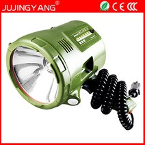해루질써치 xenon searchlight super bright 야외 캠핑 수중렌턴, 5000k 옐로우 화이트, 100w, 협력사