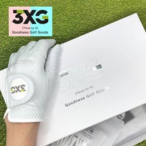 3XG 골프장갑 천연양피 4장 스웨이드 4장 하프앤하프 2in1 패키지, 19호-왼손(천연양피4+스웨이드4)