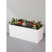 스테인리스 직사각형 직사각 긴화분 화분 거치형, L번 스타일