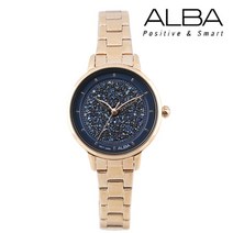 [ALBA] 세이코 알바 스와로브스키 쥬얼리 장식 여성 손목시계 AH8586X1