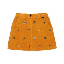 헤지스키즈 브리티쉬 코듀로이 스커트 (HSF12SA64M_YE)