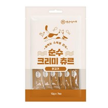 풍부한타우린 닭고기맛 고양이 특식 2개 애완묘츄릅 애묘추르 냥생이보양식 냥생음식