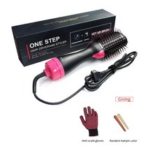 볼륨 물결 고데기 전기머리인두 롤브러쉬 오토롤링 원스텝 헤어 드라이어 전기 핫 에어 브러시 다기능 네거티브 드라이어 브러시 음이온 발생기 헤어 스트레이트너 경기자, 협력사, 에게, 검은 색