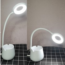 코브라 반영구조명 속눈썹 피부관리 LED 조명 링라이트, 작은 스탠드 간편 터치 스위치..