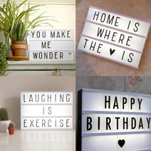 DIY 글자 레터링 LED 무드등 이니셜 라이트 박스 제작