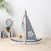 인테홀릭 시원한 느낌의 여름인테리어 소품, 지중해 어선 모형