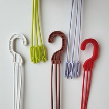 컬러 행잉고리 L사이즈 공중화분걸이, 행잉고리 갈색