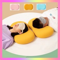 키밍 메모리품 마약베개 구션 캠핑 목침 허리베개, 35x55cm 650g_핑크