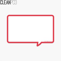 책상 할일메모 고무자석보드 말풍선 급식메뉴판