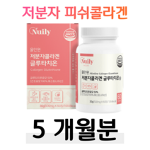 저분자 올인원 초저분자 피쉬 콜라겐 글루타치온 히알루론산 엘라스틴 밀크세라마이드 글루타치온 효모 홈쇼핑 프리미엄 영양제 성분 효능 가격 비교, 5박스, 500mg x 60정 (하루 2정)