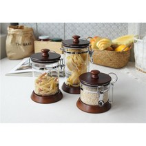 원두 분쇄 커피 밀폐 보관용기 스푼포함 프림 다시다 설탕 보관통 사무실 가루통 미숫가루, 1개, 소