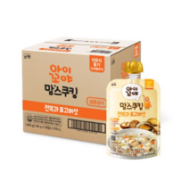 아이꼬야 맘스쿠킹 이유식 100g 9개월부터, 혼합맛(전복/표고버섯), 1000g, 8개