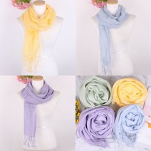 은창]빅사이즈 마 스카프 여름스카프 봄스카프 미니스카프 머플러 목도리 마후라 봄 여름 실크 레이스 주름