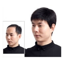 [P1M] 키밍 인모 중년 남자 통가발 짧은머리 자연스러운 / 남자가발 남성가발 앞머리가발 전체가발 엠자가발 m자부분가발 인모가발 m자가발 헤어패치 뒷머리가발 가르마가발 남자정수리부분가발 ( P1M / 632594EA ), 1, 블랙, 본상품선택