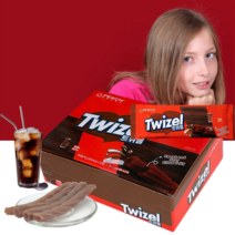 TWIZEL 트위젤 트위즐러 트위스트 스틱 젤리 1통, 콜라맛, 1개, 840g