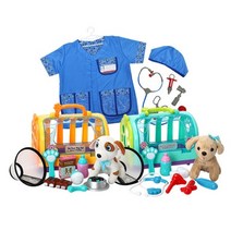 [역할영유아] 동물병원놀이세트(2019set)→(마이펫동물병원코코+호텔루키+역할의상수의사)