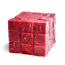 헬스꼬기 지방제한 소고기 우둔살, 20개, 100g, 큐브