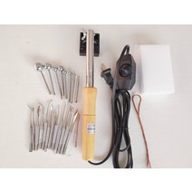 공업용가위 다목적가위 전공가위 전지가위 220V 피복 직물 꽃 만들기 공구 세트 20 머리 납땜 인두 제작자, 한개옵션0