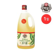 백설 식용유 콩기름(대두유) 1.8L 1개
