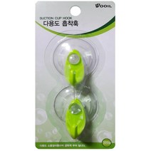 베란다 창고 다용도 소품걸이 행거 2P 고무흡착기, 1개, 색상