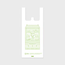 [RE] 백색 약국봉투 (소) 200장 생분해 친환경 비닐 봉투 약국 복지센터 생활용품, [RE] 백색 약국봉투 소 200장