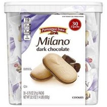 [미국직배송]페퍼리지 팜 밀라노 다크 초콜렛 초대용량 30개입 630g Pepperidge Farm Milano Cookies 30pack
