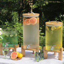 마마굿즈 홈카페 음료 디스펜서 내열유리 호텔 모던 베르세 5L 7.5L 10L, 모던 베르세 음료디스펜서_7.5L