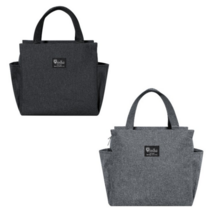 루미에르 보냉백 보온보냉 도시락가방, 블랙+그레이