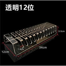 휴대폰거치대 휴대폰매장용진열대 핸드폰대량거치, 옵션참조, 옵션4_12단_투명