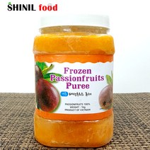 신정푸드 씨 없는 패션후르츠 퓨레 1kg