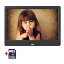 전자액자 디지털사진액자 메뉴보드 10.1 인치 HD 디지털 포토 프레임 1024x600 초박형 LED 전자 사진 앨범, 05 black 32gb_03 영국 플러그