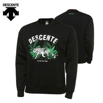 데상트 Descente남녀공용 타이거 그래픽 맨투맨 SM423CHTN1_BLK