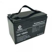 인산철 리튬 중방전 캠핑용 시동 파워 카라반 배터리 12V 100AH 차박 군사 전력 공급 산업용 공업용 대용량, 단일사이즈, 12V100Ah