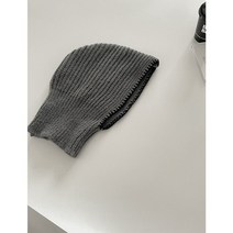 따뜻한 가을 겨울 패션 balaklava 모자 방풍 통합 스카프 아트 대비 색상 바인딩 원피스 턱받이 니트 스키 모자, 56-58cm, b