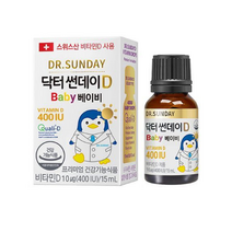 닥터썬데이D 베이비 400IU, 19개, 15ml