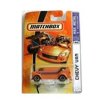 Mattel Matchbox 2007 1:64 스케일 오렌지 쉐보레 밴 다이 캐스트 카 #40 by MBX Metal
