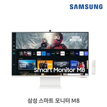 삼성 스마트모니터 M8 S32CM801 80cm 웜화이트 UHD, LS32CM801UKXKR
