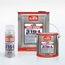 일신 SUS COAT 316-L 내열부식억제용 스테인레스코팅제 4LT, 은색